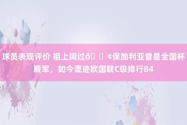 球员表现评价 祖上阔过😢保加利亚曾是全国杯殿军，如今混迹欧国联C级排行84