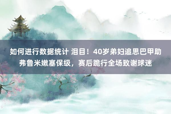 如何进行数据统计 泪目！40岁弟妇追思巴甲助弗鲁米嫩塞保级，赛后跪行全场致谢球迷